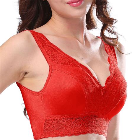 plus size bras for women s lingerie 32 44 ddefg push up bra full coverage padded ebay