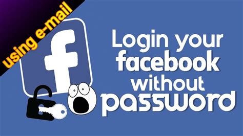 Open Facebook Account Without Password Using Email Tutorial Youtube
