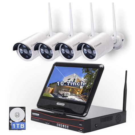 All In One With Monitor Wireless Security Camera System