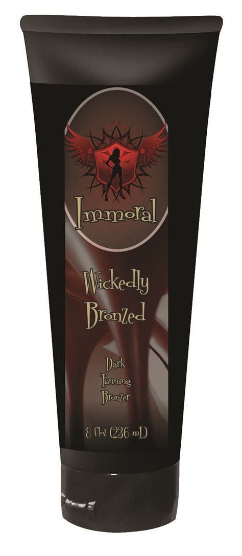 Immoral Wickedly Bronzed Dark Tanning Bronzer Wickedly Bronzed