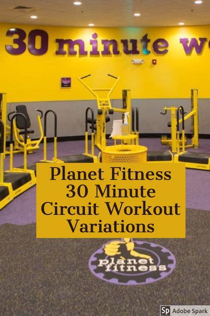 Planet Fitness 30 Minute Circuit Workout Variations Planet Fitness Workout Circuit Workout