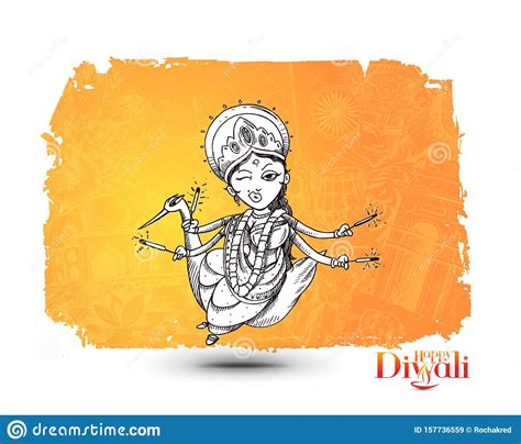 You can help to expand this page by adding an image or additional information. Hindu God Laxmi With Text Of Happy Diwali Festival Stock ...