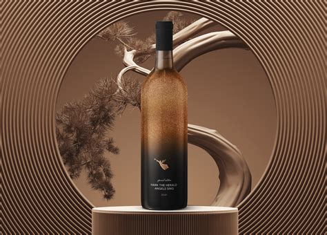 Nero Atelier葡萄酒包装设计，优雅与奢华的天使与星星图案 上海包装设计公司 尚略