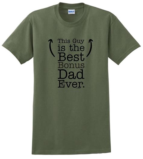This Guy Is The Best Bonus Dad Ever T Shirt 9226 Jznovelty