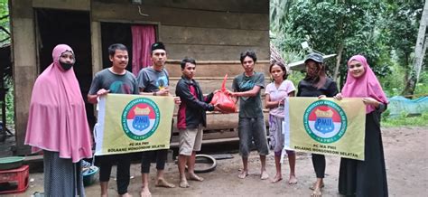 Peduli Korban Banjir Ika Pmii Bolsel Salurkan Bantuan Bolmong Raya