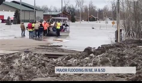 Hundreds Evacuated In Historic Flooding In Nebraska Iowa As Swollen
