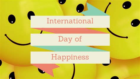 International Day Of Happiness Glade Global Learning And Development