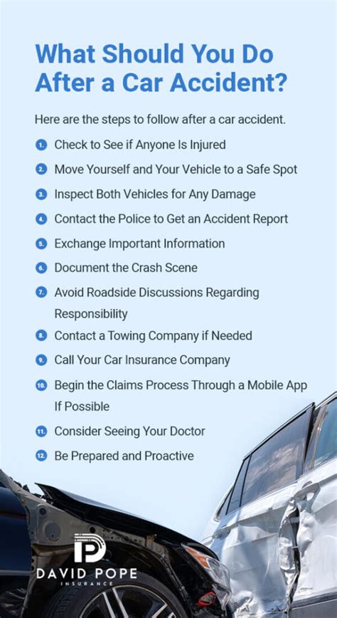12 Steps To Take After A Car Accident David Pope Insurance