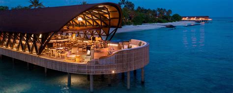 Restaurants In Maldives Bar The Westin Maldives Miriandhoo Resort