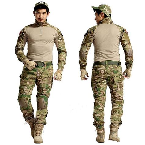 Army Tactical Military Uniform Airsoftsport Frog Camouflage Suit Us