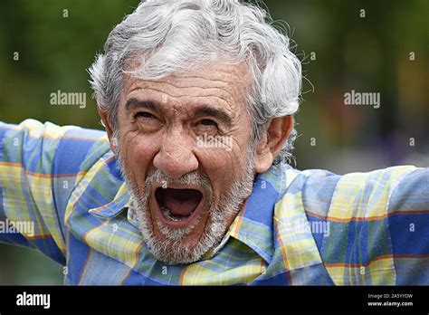 Diverse Male Shouting Stock Photo Alamy