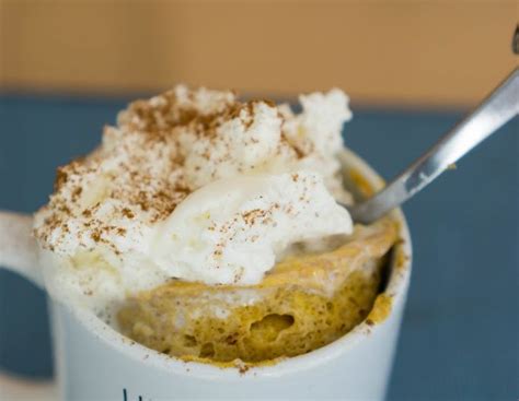 Pumpkin (cucurbita pepo or cucurbita maxima) is a variety of squash that is native to north america. pumpkin-mug-cake-spoon | Low carb recipes, Desserts ...