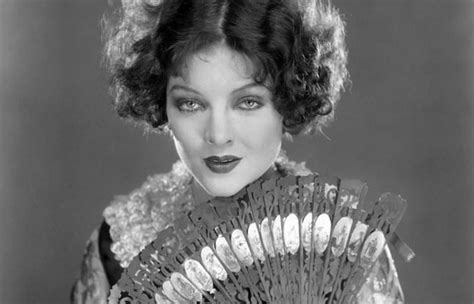 Myrna Loy Black Woman Monochrome Retro Girl Actress Beauty Fan