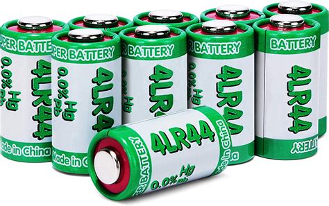 Licb 10 Pcs 4lr44 Alkaline Battery 6v Battery Px28a A544 K28a Battety