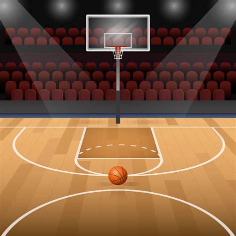 Photos Of Cartoon Basketball Court Clipart Cancha De Baloncesto