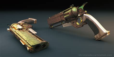 Artstation Sci Fi Steampunk Gun