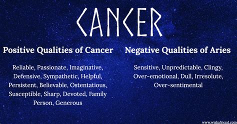 Find Positives And Negatives Of Your Zodiac Sign Cancer