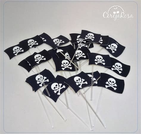 Topper Bandeirola Piratas Elo7 Produtos Especiais