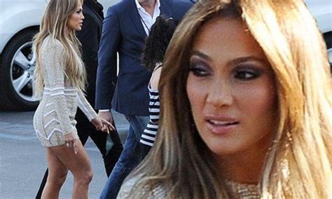 Jennifer Lopez Seals Her Status As Milf Mini Dress On American Idol Set
