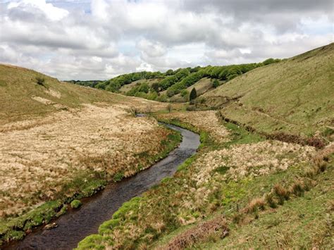 House To House River Barle Flowing Through Exmoor