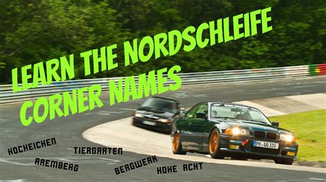 Learn All The Nürburgring Nordschleife Corner Names Onboard With An