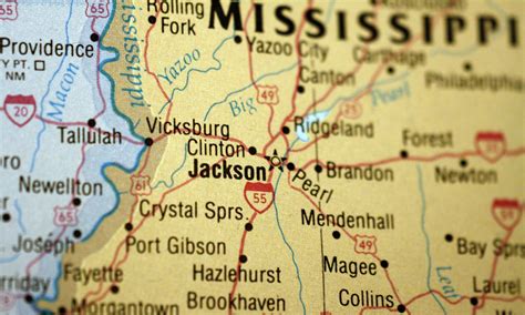 Map Of Jackson Mississippi Verjaardag Vrouw 2020