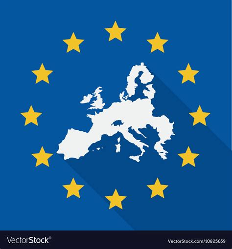European Union Flag Design Royalty Free Vector Image
