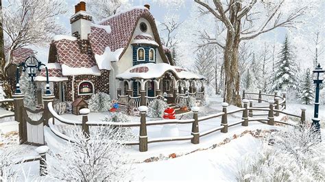 Cozy Winter Cottage Wallpapers Wallpaper Cave