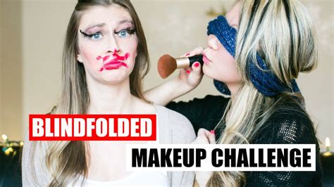 the blindfolded makeup challenge hellolovely youtube