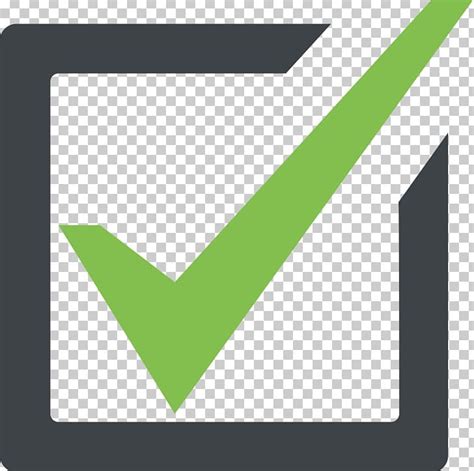 Checkbox Emoji Check Mark Symbol Png Clipart Angle Area Brand