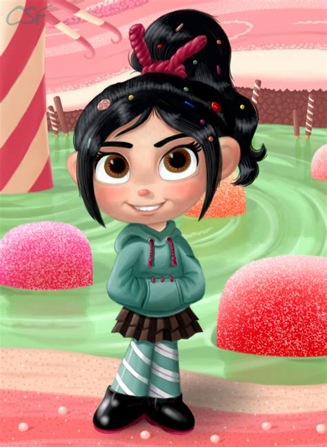 Vanellope Von Schweetz By Cartoonsilverfox On Deviantart