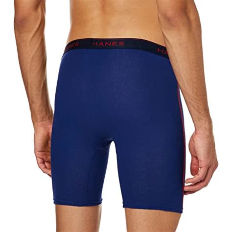 Hanes Men S 5 Pack Sports Inspired Long Leg Boxer Brief Assorted Medium Pricepulse