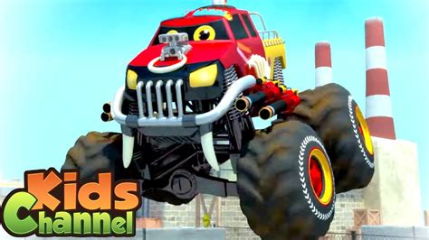 We Are The Monster Trucks Car Cartoon Videos For Children Kids