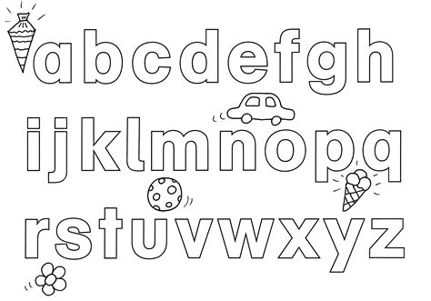 F, g, h, i, j, k, l, m, o, p, q, r, s, buchstaben schreiben. Ausmalbild Buchstaben lernen: ABC ausmalen kostenlos ausdrucken