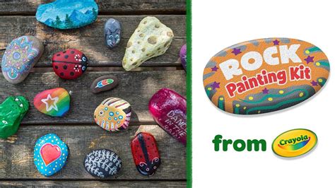 New Rock Painting Kit From Crayola Youtube