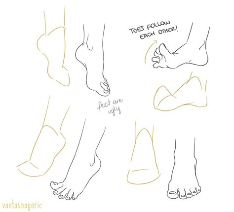 Rina 👑🇧🇷 On Twitter A Kind Of Mini Tutorial On How I Draw Feet For