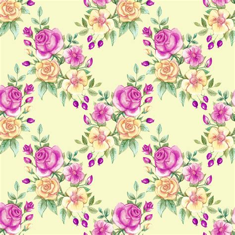 Flowers Watercolor Roses Background Free Stock Photo Public Domain