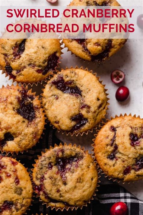 Leftover cornbread makes easy homemade breadcrumbs. swirled cranberry cornbread muffins | Recipe | Cranberry ...