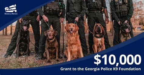 Georgia Police K9 Foundation Receives 10000 Grant