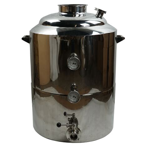 Jacketed 26 Gallon Stainless Kettle Mile Hi Distilling