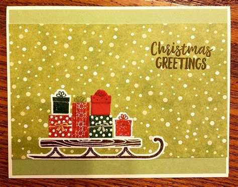 Stampin Up Alpine Adventure Christmas Greetings Card Making Cards