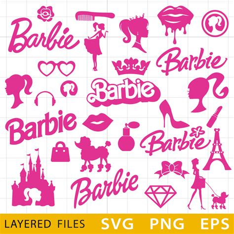 Barbie Party SVG Barbie Vector Barbie Logo Barbie Birthday Barbie