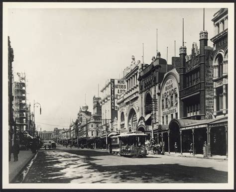 Bourke Street 1890s Australia History Melbourne Victoria Australia