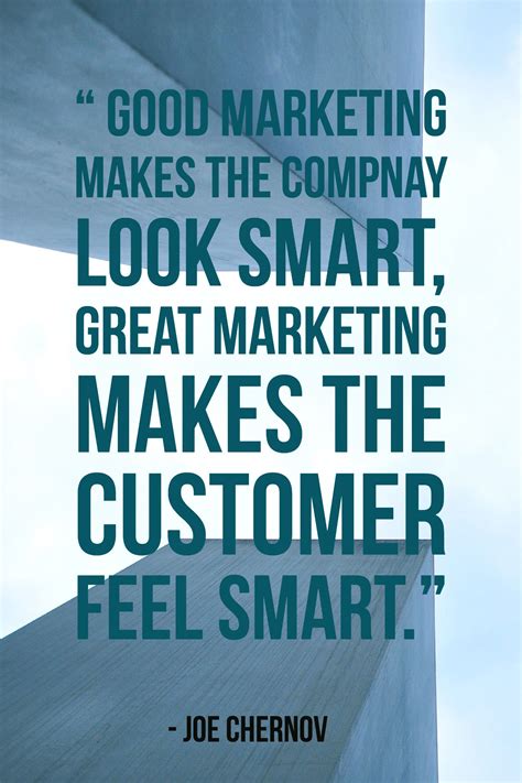 A Quote From Joe Cheenoo About Marketing