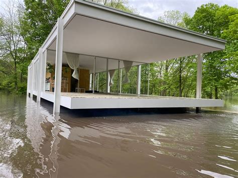 Flooding Threatens Mies Van Der Rohes Minimalist