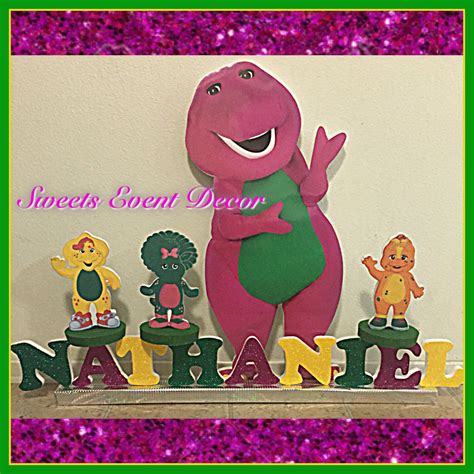 Barney Theme Decoration By Sweets Event Decor Backdrop Printed