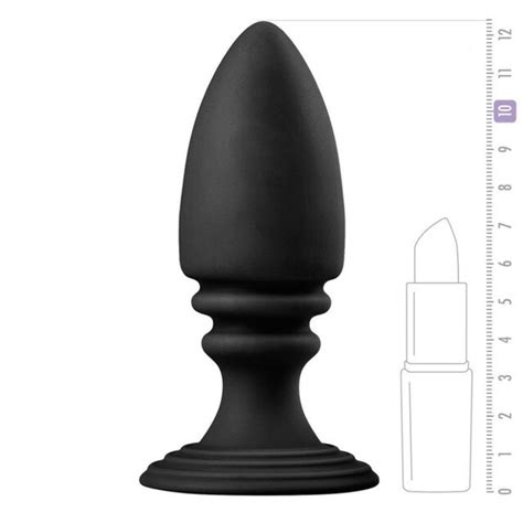 3 Option Black Silicone Bigger Anal Plug Butt Plug Anal Dilator Male