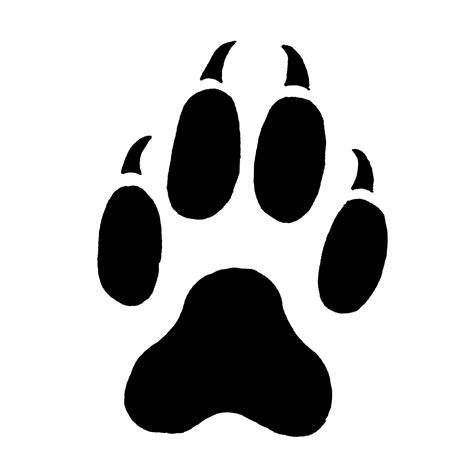 Free Wolf Paw Print Png Download Free Wolf Paw Print Png Png Images
