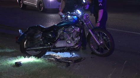 Motorcycle Rider Suffers Broken Leg After Tulsa Crash
