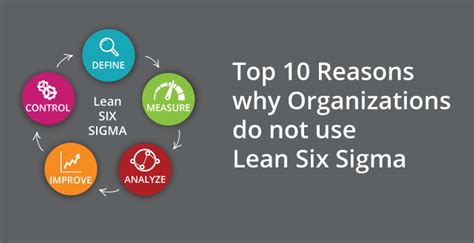 Top Reasons Why Organizations Do Not Use Lean Six Sigma Invensis Learning Blog